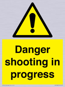 Danger shooting in progress